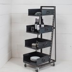 Four Tier Ladder Storage Shelf